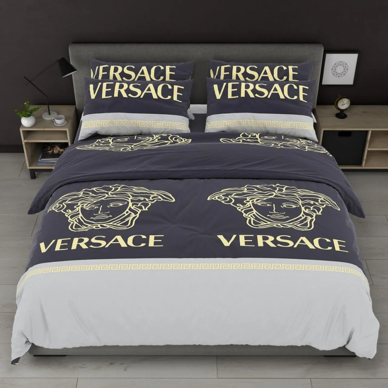 Untitled (44) Постільна білизна бязь голд люкс «Versace» - Зображення 1
