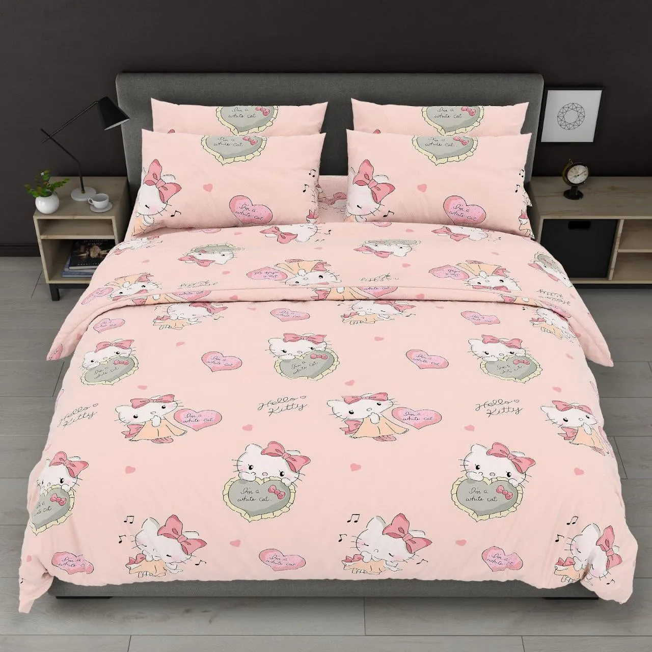 Untitled (92) Постільна білизна бязь голд люкс «Hello Kitty» - Зображення 1